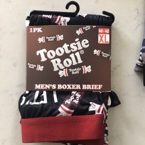 Men's Boxer Brief XL- Tootsie rolls